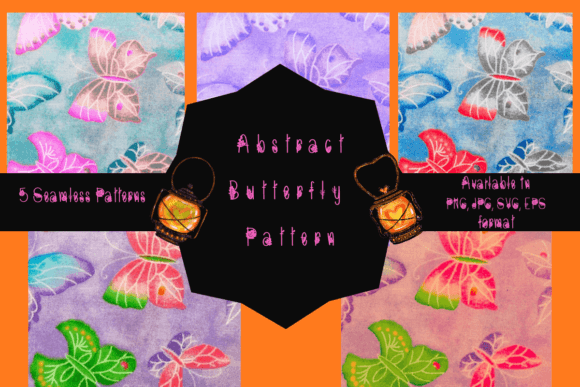 Abstract Butterfly Pattern Graphics Review