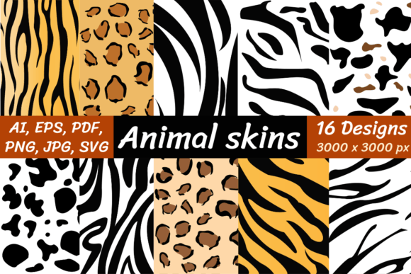 Animals Graphics and Patterns for Modern Publishing