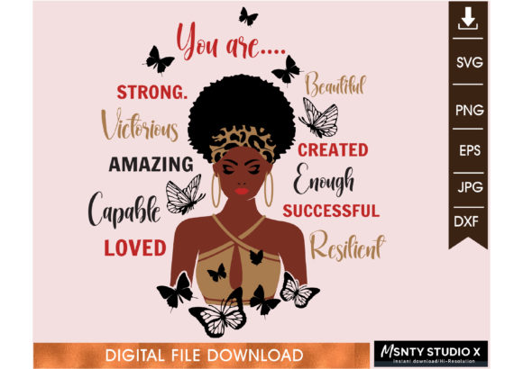 Black Women SVG, Black Girl SVG for Modern Graphics and Crafts