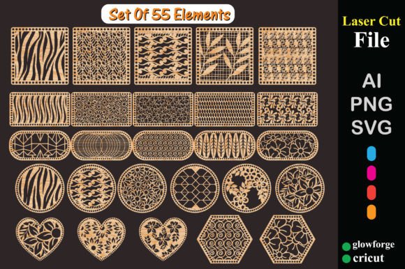 Crochet Basket Bottom Patterns Bundle: Graphics for Crafts