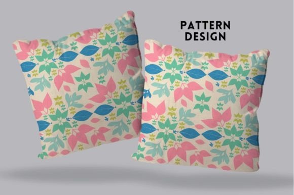 Different Leaves Seamless Pattern, SVG for Graphics & Patterns