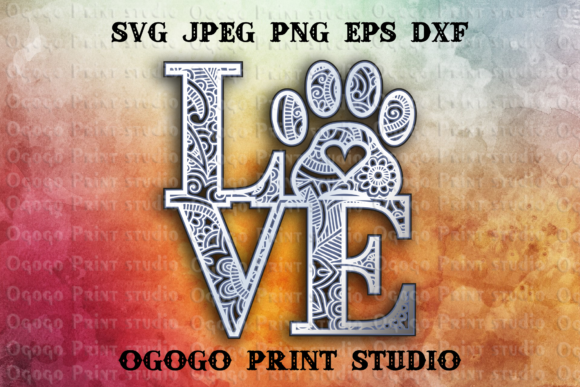 Dog Love 3D SVG: A Designer's Review of Shapes