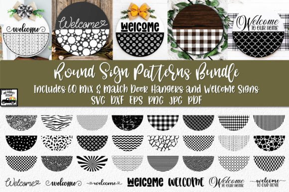 Door Hanger SVG Bundle for Crafts and Graphics