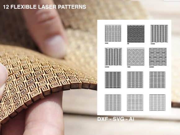 Flexible Living Hinge Laser Cutting in Other Home Decor