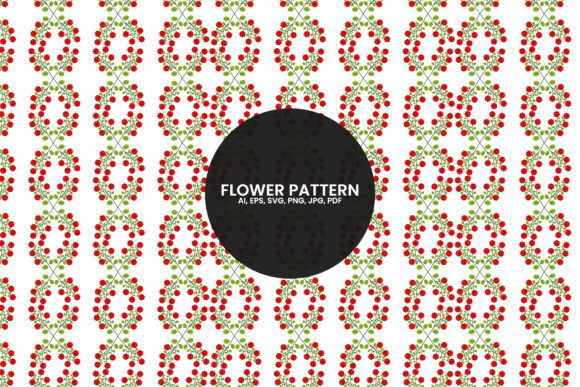 Flower Pattern Graphics for Modern Branding and Content