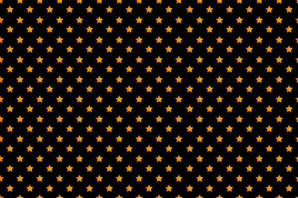 Orange and Yellow Seamless Stars Pattern: A Graphic Design Asset Review