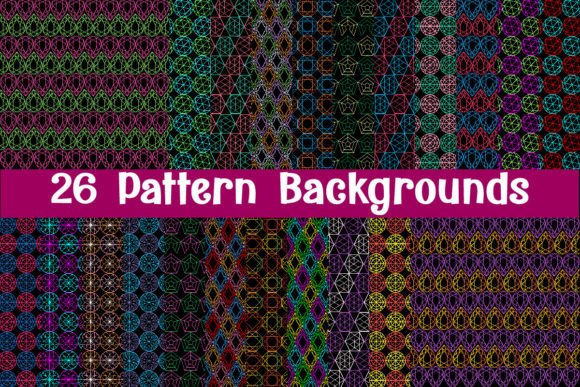 Pattern Backgrounds 4: A Graphic Designer's Review of Modern Patterns and Graphics