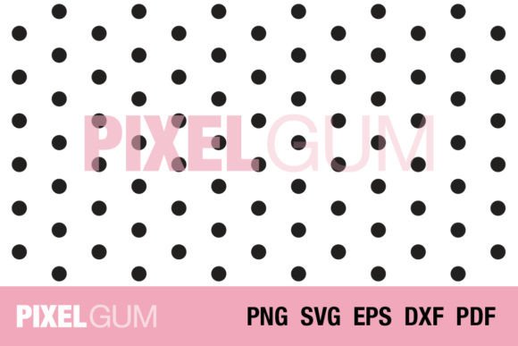 Seamless Polka Dot Pattern Svg, Png, Eps Graphics
