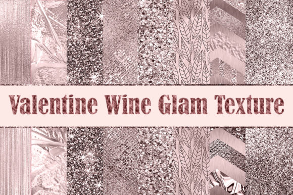 Valentine Wine Background Digital Paper: Premium Graphics for Patterns