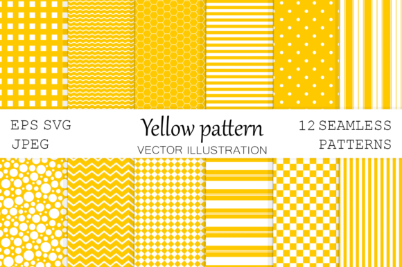 Yellow Pattern. Abstract Background: A Graphics Review for Sellers